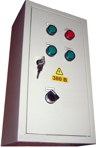 Щит управления противопожарным вентилятором и клапаном AIRS ЩУВК-П-380-5,5