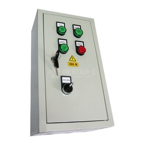 Щит управления противопожарным вентилятором ЩУВ-П-380/1,5кВт/М