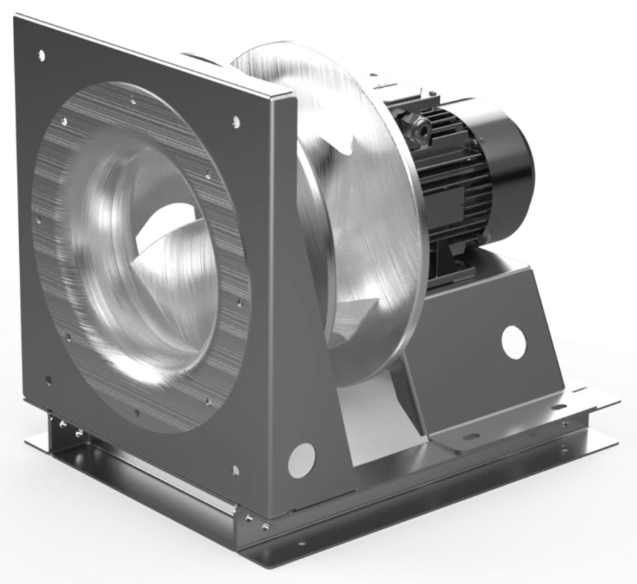 Промышленный EC-вентилятор plug-fan с назад загнутыми лопатками RADPF EC 355